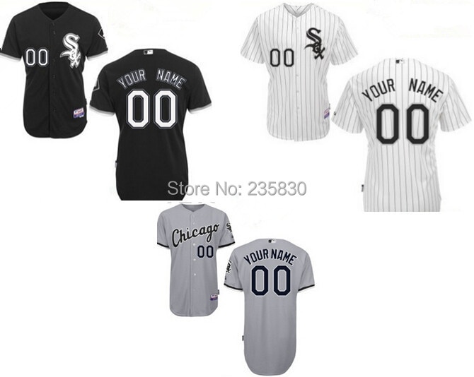 Embroidery stitched baseball jersey,Custom chicago white sox baseball shirts for sports or fashion,MEN WOMEN YOUTH size